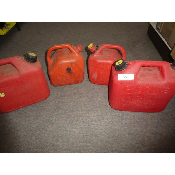 4 Jerry cans