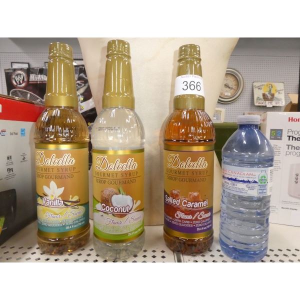 3 x Dolcella gourmet syrups