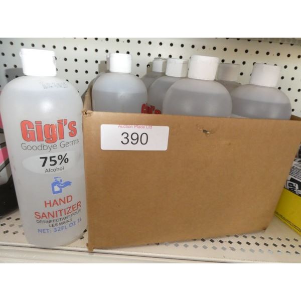 Case of Gigi's hand sanitizer
