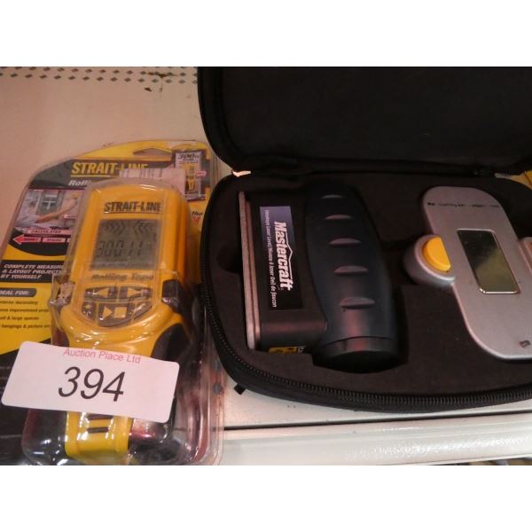 Strait-Line rolling tape, Mastercraft laser