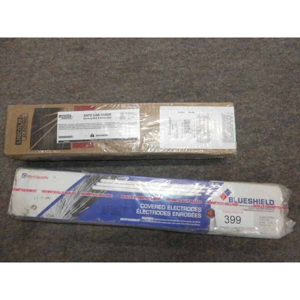2 boxes of welding rods