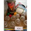 Image 1 : Round top glass jars, pool balls, christmas