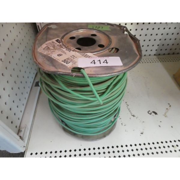 Roll of 10 ga green wire