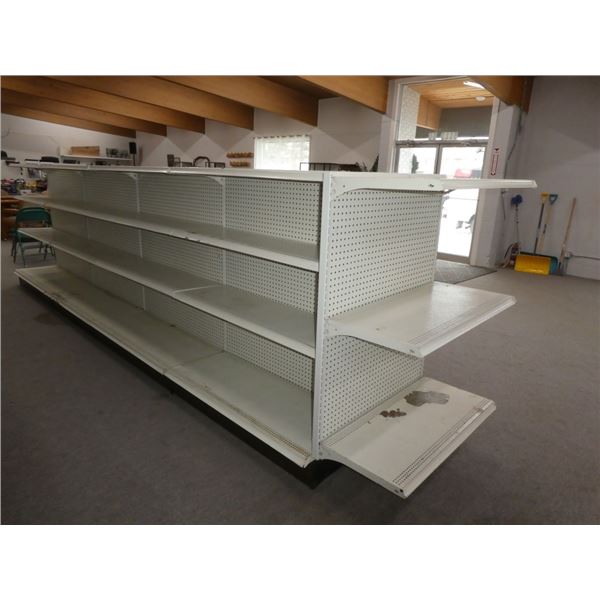 Gondola, Freestanding Metal Shelving 16' L x 32" w