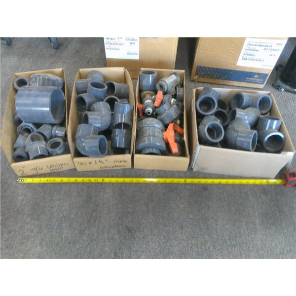 Assorted plumbing fittings
