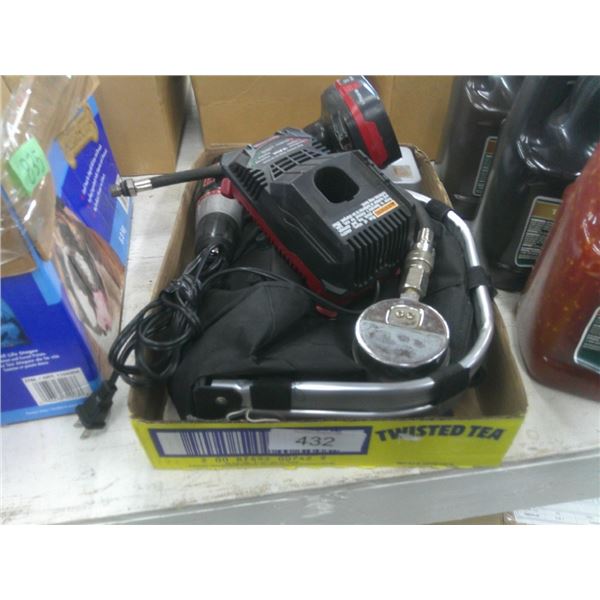 Craftsman cordless drill w/ charger, pressure