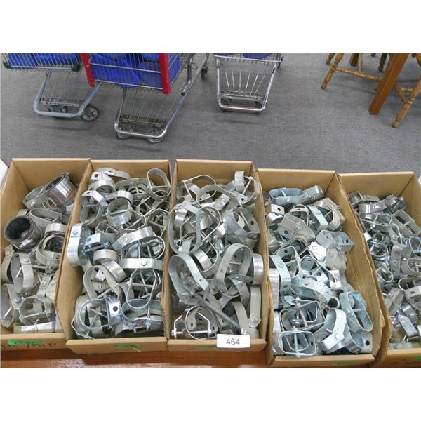 Assorted pipe hangers