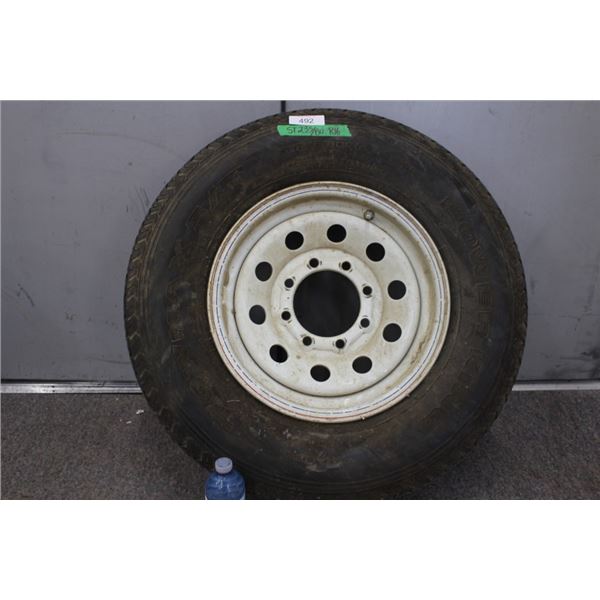 Truck tire ST235/80 R16 w/ rim