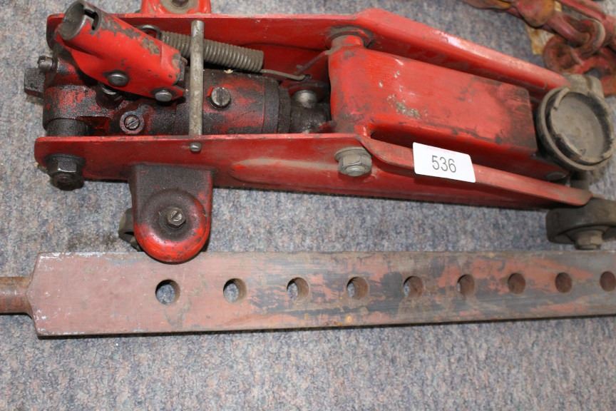 Trolley jack, Tractor 9 hole draw bar