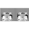 Image 1 : Natural Sparkling White Topaz 12 x 10 MM Pair  [Flawless-VVS]