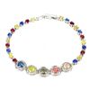 Image 1 : Natural Multi Color Sapphire & Ruby Bracaelet