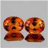 Image 1 : Natural Rare Madeira Top Orange Citrine Pair - FL