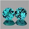 Image 1 : Natural  Green Blue Apatite Pair  {VVS}