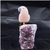 Image 2 : Natural Stone Handcarved Quartz Bird