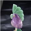Image 7 : Natural Stone Handcarved Quartz Bird
