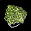 Image 2 : Natural Unheated Oval Peridot Ring