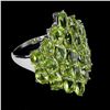 Image 3 : Natural Unheated Oval Peridot Ring