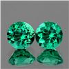 Image 1 : Natural Paraiba Blue Green Pair (Flawless-VVS)