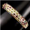 Image 1 : Natural Top Fancy Color Sapphire Bangle