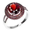 Image 2 : Natural Mozambique Garnet Ring