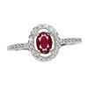 Image 1 : Natural Pigeon Blood Red Ruby Ring