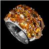 Image 2 : Natural Unheated Oval Citrine Ring