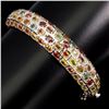 Image 1 : Natural Top Fancy Colors Sapphire 117.87 Ct Bangle