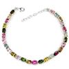 Image 1 : NATURAL MULTI COLOR TOURMALINE Bracelet