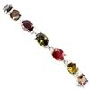 Image 1 : Natural  Fancy Colors Tourmaline Bracelet