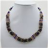 Image 1 : Tibet Natural Stone Tribal Queen Royal Necklace