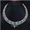 Image 1 : Tibet Natural Stone Tribal Queen Royal Necklace