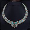 Image 1 : Tibet Natural Stone Tribal Queen Royal Necklace