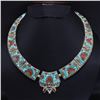 Image 1 : Tibet Natural Stone Tribal Queen Royal Necklace