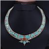 Image 1 : Tibet Natural Stone Tribal Queen Royal Necklace