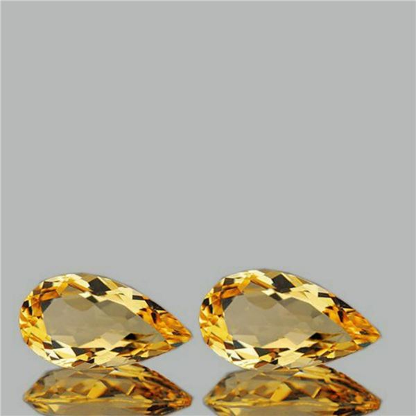 NATURAL GOLDEN ORANGE CITRINE 14x7 MM -FLAWLESS