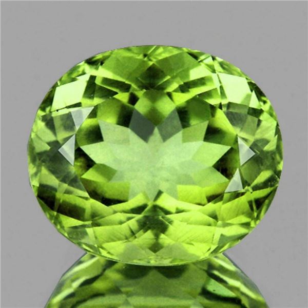 Natural  AAA Green Apatite 4.00 Ct (VVS)