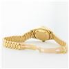 Image 9 : Rolex Ladies 18K Yellow Gold Champagne Diamond Dial President Wristwatch