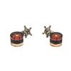 Image 1 : Chanel Silver CC Star Flower Earrings