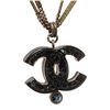 Image 3 : Chanel Gold-tone CC Pearl Chain Necklace