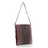 Image 1 : Gucci Frame Square Clutch Wrinkled Snakeskin Red