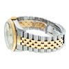 Image 6 : Rolex Mens 18K Yellow Gold And Stainless Steel Champagne Index Fluted Bezel Date