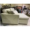 Image 6 : CRATE & BARREL 2-PC FABRIC SECTIONAL SOFA WITH CHAISE 125" X 64" (DAMAGE ON ONE SIDE)