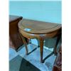 Image 2 : SOLID WOOD HALL "D" TABLE 24" X 18" X 33"