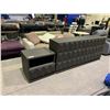 Image 1 : RESTORATION HARDWARE CREDENZA (NO SHELVES) & NIGHT STAND
