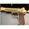 Image 2 : GOLD COLOURED GIETCHER PELLET GUN CAL .177 / 4.5 MM BB WITH CASE
