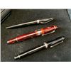 Image 2 : 2 FOUNTAIN PENS AND 1 PENCIL WITH VISCONTI CASE