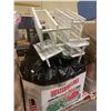 Image 2 : PALLET OF ASSORTED HOUSEHOLD GOODS INCLUDING; ROLLING CHAIR, SHELVING UNIT, LEATHER JACKET & MORE