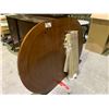 Image 1 : ROUND TABLE (42") WITH LEAF (18") & LEGS