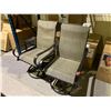 Image 1 : 2 SWIVEL PATIO CHAIRS