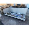 Image 1 : PORTABLE STAINLESS STEEL ITEM WITH ASSORTED CONTENTS 8' X 43"
